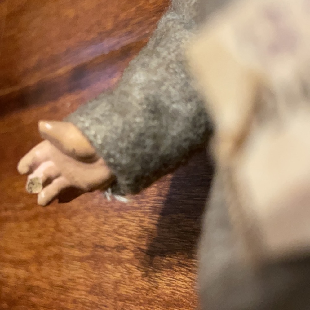 Dunkard antique German Amish dolls papier-mâché - Picture 8 of 9